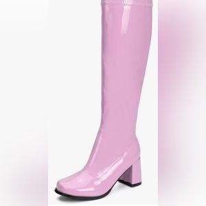 Pink Knee High Go Go Boots